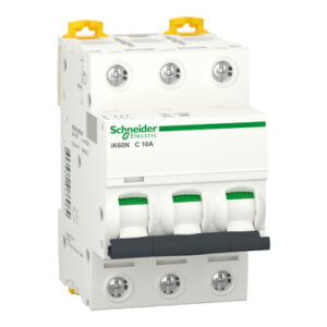 A9K24310   Interruptor termomagnético Riel DIN, Acti9 iK60, 3P, 10 A, Curva C