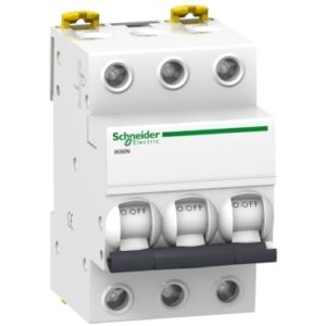 A9K24363   Interruptor termomagnético Riel DIN, Acti9 iK60, 3P, 63 A, Curva C