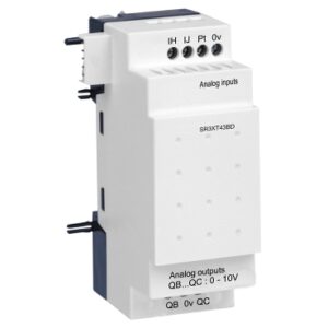 SR3XT43BD   Módulo de ampliación de E/S analógicas – 4 E/S – 24 V CC – para Zelio Logic