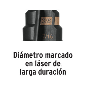 Broca escalonada óxido negro 12 escalones 7/16 a 1-1/8