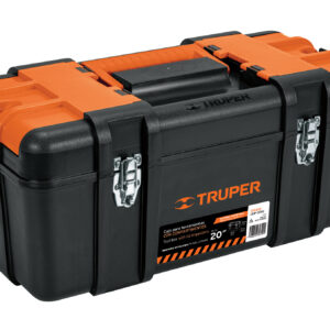 Caja para herramienta 20″ con compartimentos, broches metálicos