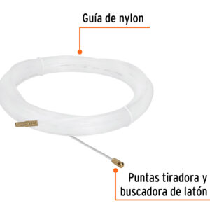 Guía de nylon de 15 m para cable