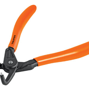 Pinza punta a 90° 6-3/4″ para cerrar anillos, mango de PVC
