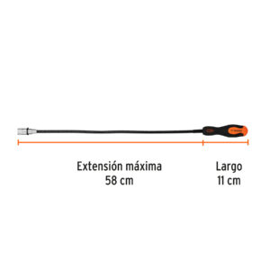 Imán flexible de acero con LED 3 kg