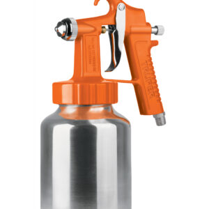 Pistola p/pintar baja presión, 1.5 mm, naranja, entrada inferior