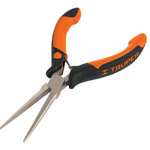 Mini alicate de punta de aguja 6″ mango Comfort Grip