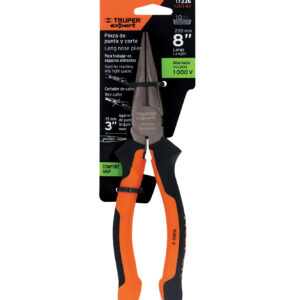 Alicate de punta y corte 8″ mango Comfort Grip