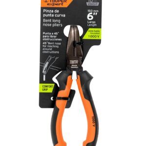 Alicate punta curva 6″ mango Comfort Grip